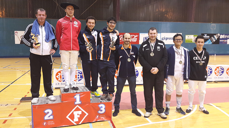 Yago Navarro y Maria Boulandier campeones en el II Torneo Donostia de espada absoluta